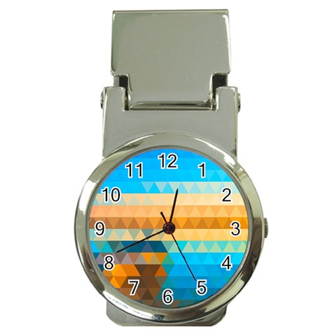 Mosaic  Money Clip Watches from ArtsNow.com Front