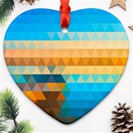 Mosaic  Heart Ornament (Two Sides)