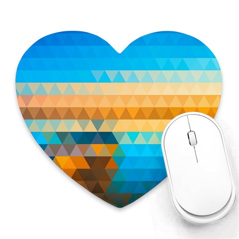 Mosaic  Heart Mousepads from ArtsNow.com Front