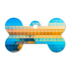 Mosaic  Dog Tag Bone (Two Sides) from ArtsNow.com Back