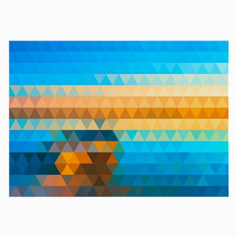 Mosaic  Large Glasses Cloth (2 Sides) from ArtsNow.com Front