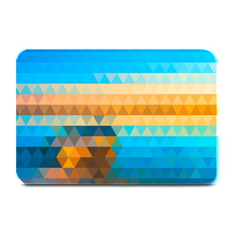 Mosaic  Plate Mats from ArtsNow.com 18 x12  Plate Mat