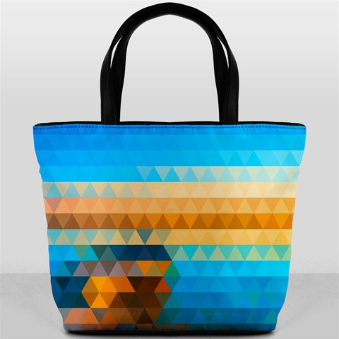 Mosaic  Bucket Bag from ArtsNow.com Back