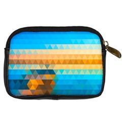 Mosaic  Digital Camera Leather Case from ArtsNow.com Back