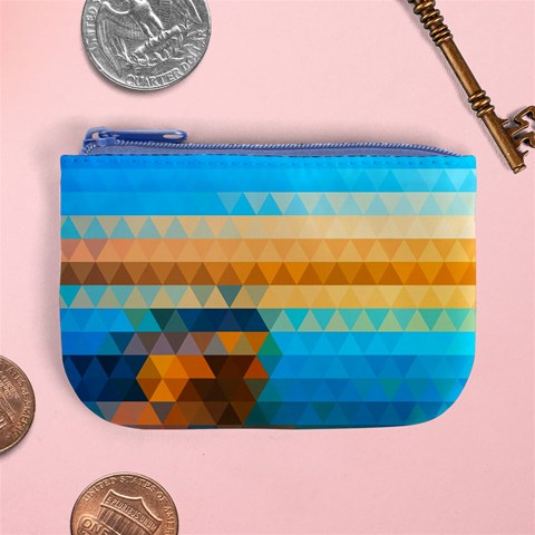 Mosaic  Mini Coin Purse from ArtsNow.com Front