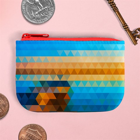 Mosaic  Mini Coin Purse from ArtsNow.com Front