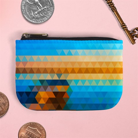 Mosaic  Mini Coin Purse from ArtsNow.com Front