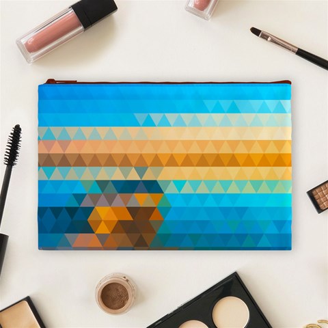 Mosaic  Cosmetic Bag (Large) from ArtsNow.com Front