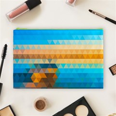 Mosaic  Cosmetic Bag (Large) from ArtsNow.com Front