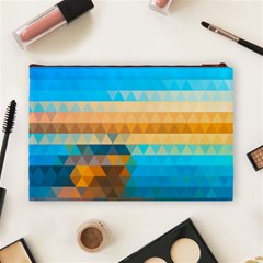 Mosaic  Cosmetic Bag (Large) from ArtsNow.com Back