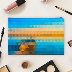 Mosaic  Cosmetic Bag (Large) from ArtsNow.com Back