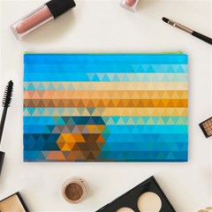 Mosaic  Cosmetic Bag (Large) from ArtsNow.com Back