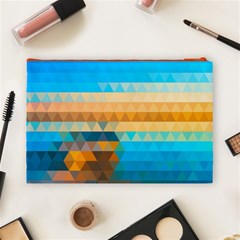 Mosaic  Cosmetic Bag (Large) from ArtsNow.com Back