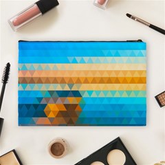 Mosaic  Cosmetic Bag (Large) from ArtsNow.com Back