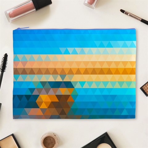Mosaic  Cosmetic Bag (XL) from ArtsNow.com Front
