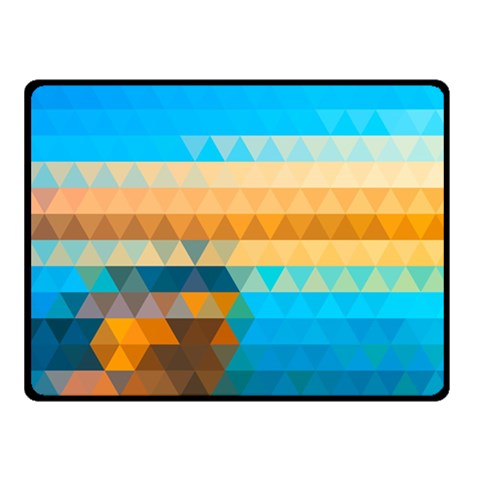 Mosaic  Fleece Blanket (Small) from ArtsNow.com 50 x40  Blanket Front
