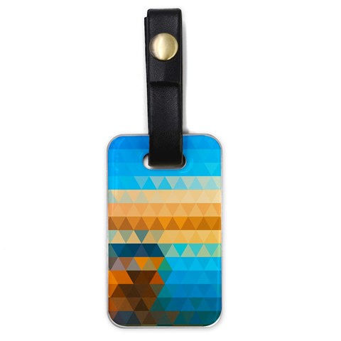 Mosaic  Luggage Tag (one side) from ArtsNow.com Front