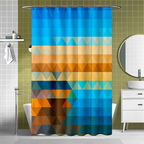 Mosaic  Shower Curtain 48  x 72  (Small)  from ArtsNow.com Curtain(48  X 72 ) - 42.18 x64.8  Curtain(48  X 72 )