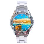 Mosaic  Stainless Steel Analogue Watch