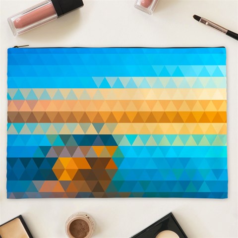 Mosaic  Cosmetic Bag (XXL) from ArtsNow.com Front