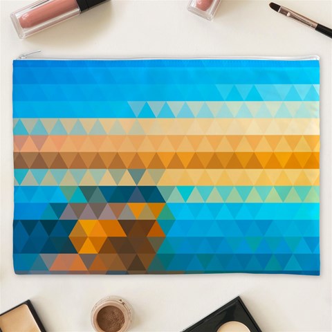 Mosaic  Cosmetic Bag (XXXL) from ArtsNow.com Front