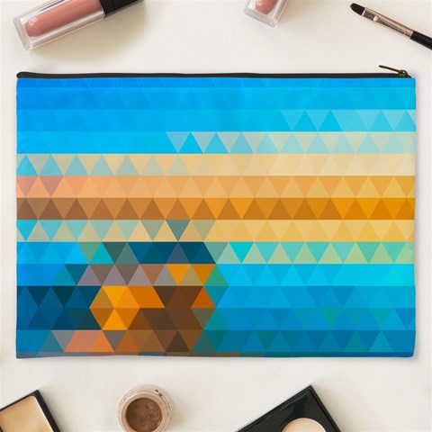 Mosaic  Cosmetic Bag (XXXL) from ArtsNow.com Back