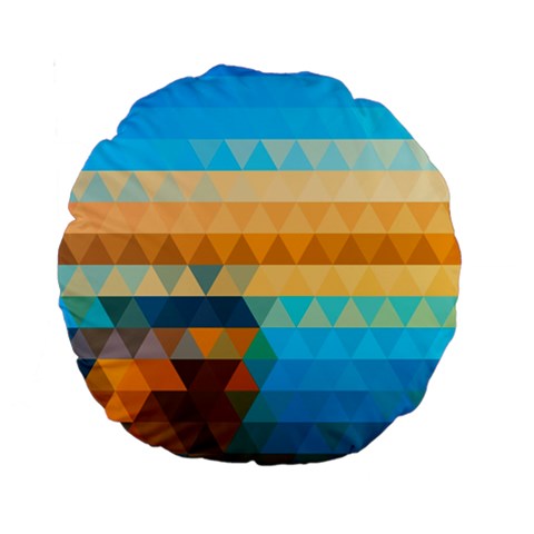 Mosaic  Standard 15  Premium Round Cushions from ArtsNow.com Front