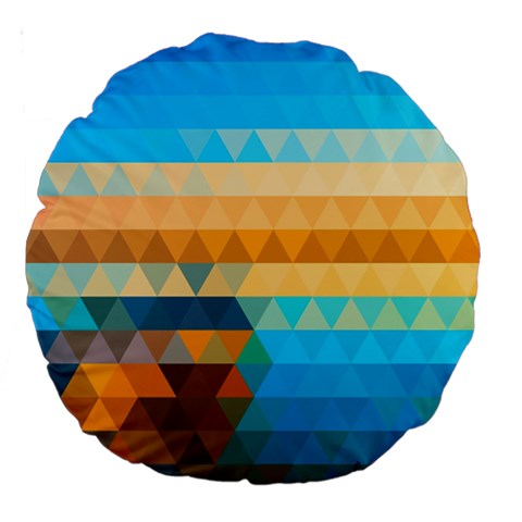 Mosaic  Large 18  Premium Round Cushions from ArtsNow.com Back
