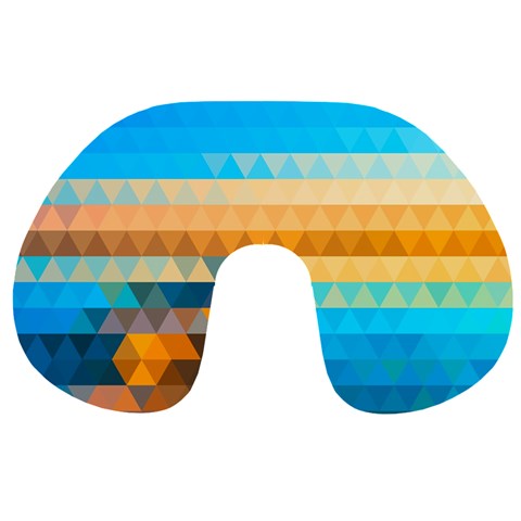 Mosaic  Travel Neck Pillow from ArtsNow.com Front