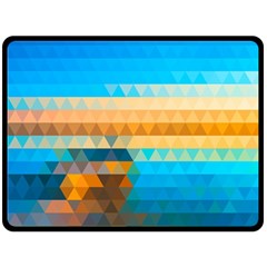 Mosaic  Double Sided Fleece Blanket (Large)  from ArtsNow.com 80 x60  Blanket Front
