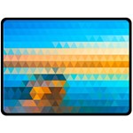 Mosaic  Double Sided Fleece Blanket (Large) 