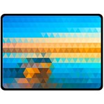 Mosaic  Double Sided Fleece Blanket (Large) 