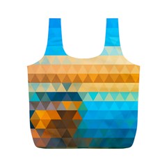 Mosaic  Full Print Recycle Bag (M) from ArtsNow.com Back