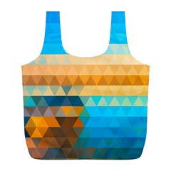 Mosaic  Full Print Recycle Bag (L) from ArtsNow.com Back