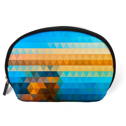 Mosaic  Accessory Pouch (Large) from ArtsNow.com Back