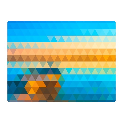Mosaic  Double Sided Flano Blanket (Mini)  from ArtsNow.com 35 x27  Blanket Front