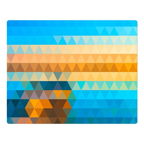 Mosaic  Double Sided Flano Blanket (Large)  from ArtsNow.com Blanket Back