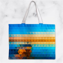 Mosaic  Zipper Mini Tote Bag from ArtsNow.com Back