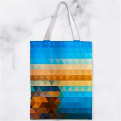 Mosaic  Zipper Classic Tote Bag from ArtsNow.com Back