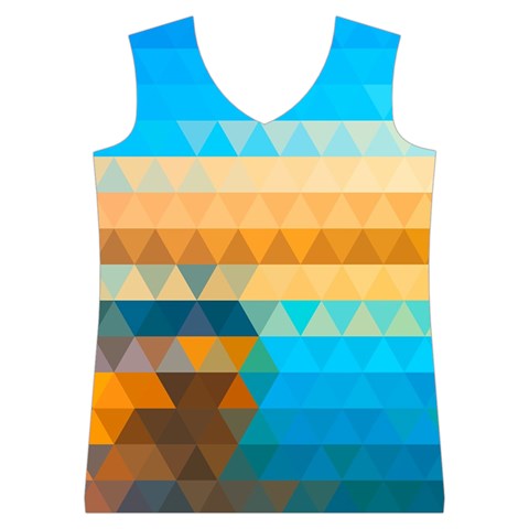 Mosaic  Women s Basketball Tank Top from ArtsNow.com Front