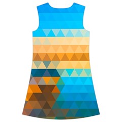 Mosaic  Kids  Short Sleeve Velvet Dress from ArtsNow.com Back