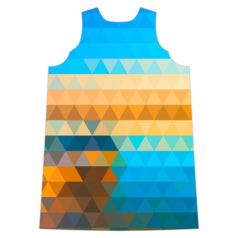Mosaic  Shoulder Cutout Velvet One Piece from ArtsNow.com Back