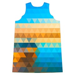 Mosaic  Shoulder Cutout Velvet One Piece from ArtsNow.com Back