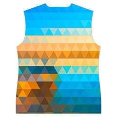 Mosaic  Women s Button Up Vest from ArtsNow.com Back