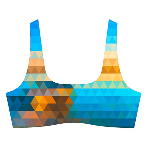 Mosaic  Cross Back Hipster Bikini Set from ArtsNow.com Front