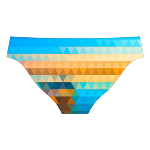 Mosaic  Cross Back Hipster Bikini Set from ArtsNow.com Back Under