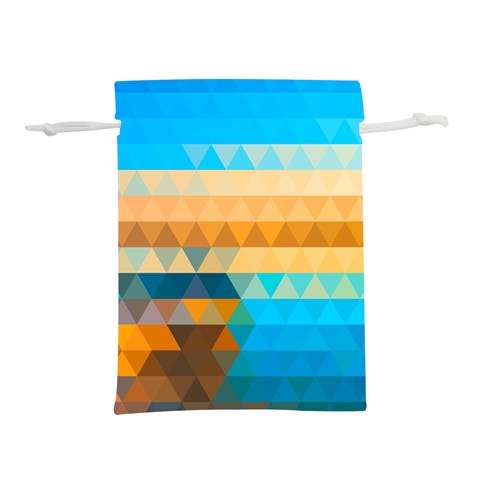 Mosaic  Lightweight Drawstring Pouch (S) from ArtsNow.com Back