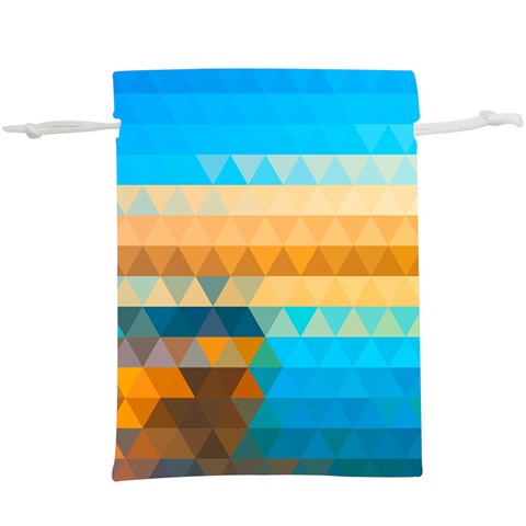 Mosaic   Lightweight Drawstring Pouch (XL) from ArtsNow.com Front