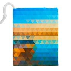 Mosaic  Drawstring Pouch (5XL) from ArtsNow.com Back