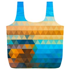 Mosaic  Full Print Recycle Bag (XXXL) from ArtsNow.com Front